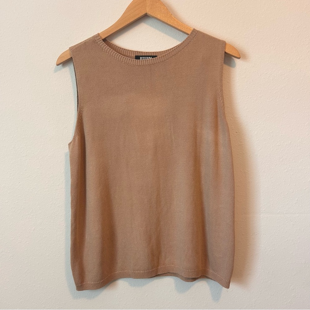 BTFBM Large Women’s Tan Sleeveless Knit Top
